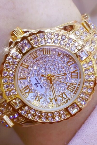 Montres-bracelets en or diamant pour femmes