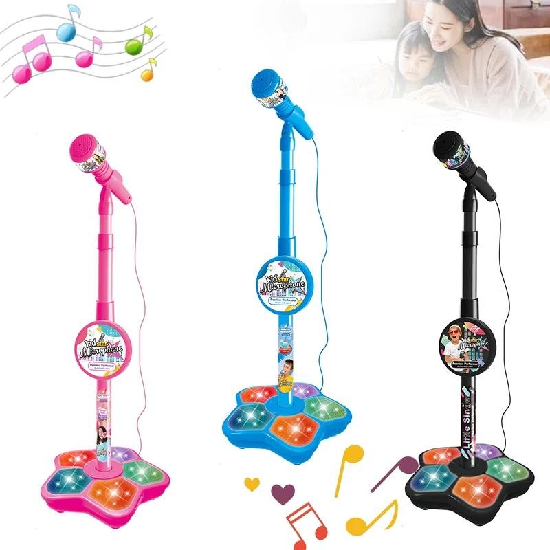 Jouet microphone pour enfants avec support réglable Pratique Enfants  Musique Instrument éducatif Jouet pour enfants Garçons Filles Cadeaux  d'anniversaire