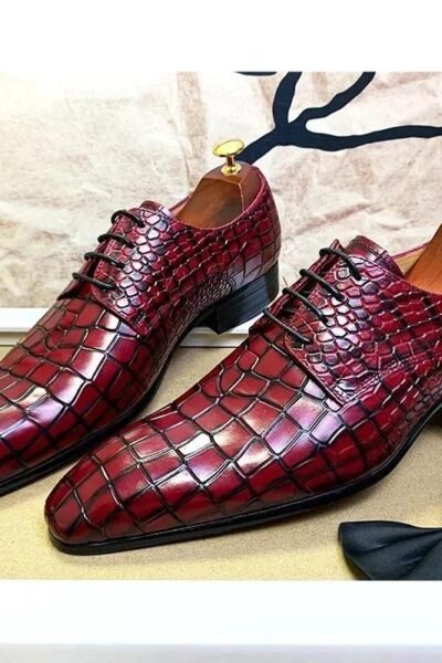 Chaussures en cuir de marque de luxe pour hommes