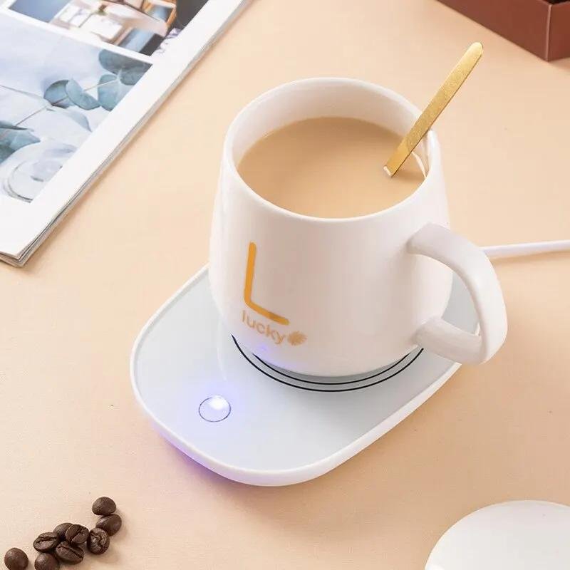 Tasse thermostatique chauffante électrique, tasse transparente