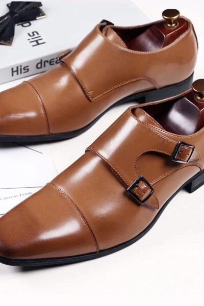 Chaussures de moine classiques pour hommes