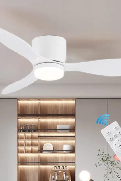 Ventilateur de Plafond Moderne avec Lumière LED